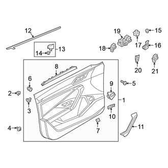 Volkswagen OE - Front Door - Interior Trim