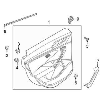 Volkswagen OE - Rear Door - Interior Trim