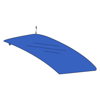 Volkswagen OE - Rear Back Glass