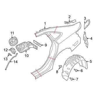 Volkswagen OE - Quarter Panel & Components