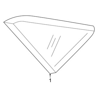 Volkswagen OE - Quarter Panel - Glass