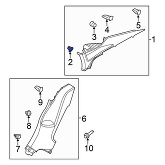 Volkswagen OE - Headliner Clip
