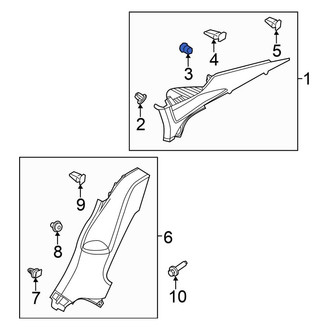 Volkswagen OE - Headliner Clip
