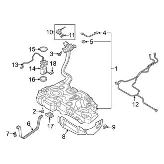 Volkswagen OE - Fuel System Components (R-Line / S / SE / SEL / SEL Premium)