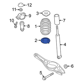 Volkswagen OE - Rear Lower Coil Spring Insulator