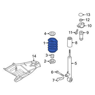 Volkswagen OE - Rear Coil Spring