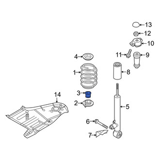 Volkswagen OE - Suspension Shock Absorber Sleeve