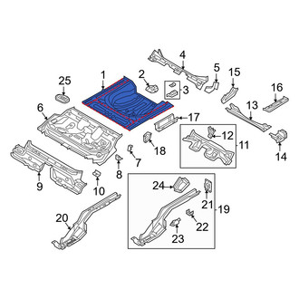 Volkswagen OE - Rear Floor Pan