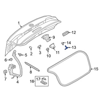 Volkswagen OE - Rear Deck Lid Striker