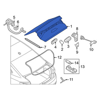 Volkswagen OE - Rear Deck Lid