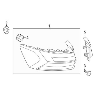 Volkswagen OE - Rear Lamps - Tail Lamps (On Quarter Panel)