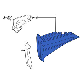 Volkswagen OE - Rear Left Inner Tail Light Assembly