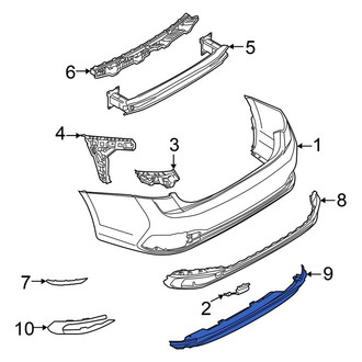 Volkswagen OE - Rear Valance Panel