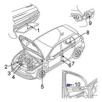 Volkswagen OE - Caution Label
