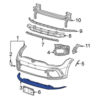 Volkswagen OE - Front Spoiler