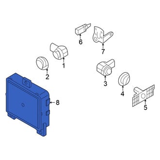 Volkswagen OE - Front Cruise Control Distance Sensor