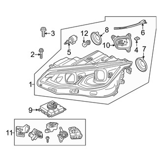 Volkswagen OE - Front Lamps - Headlamps (W/O Matrix Beam), (S)