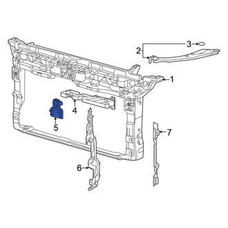 Volkswagen OE - Lower Radiator Support Bracket
