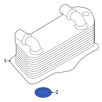 Volkswagen OE - Automatic Transmission Oil Cooler O-Ring