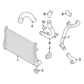 Volkswagen OE - Cooling - Intercooler (Autobahn / S / SE)