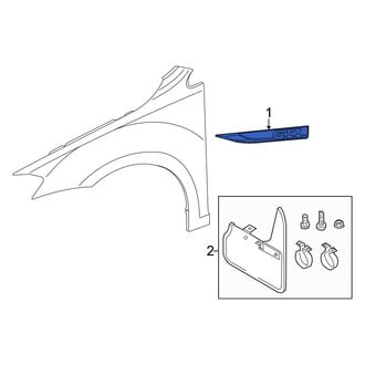 Volkswagen OE - Front Left Fender Emblem