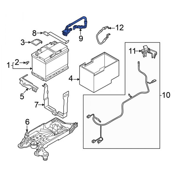 Volkswagen OE 5WA915181C Battery Control Module