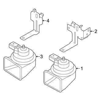 Volkswagen OE - Electrical - Horn (40th Anniversary Edition / Autobahn / S / SE)