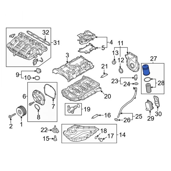 Engine Oil Filter Housing