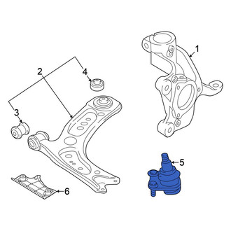 Volkswagen OE - Front Right Suspension Ball Joint