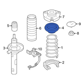 Volkswagen OE - Front Suspension Strut Bearing