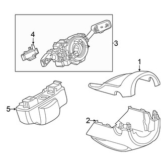 Volkswagen OE - Steering Column - Shroud, Switches & Levers