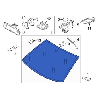 Volkswagen OE - Front Windshield