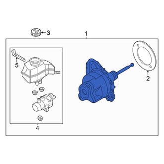 Volkswagen Golf GTI Power Brake Boosters & Parts Vacuum Boosters