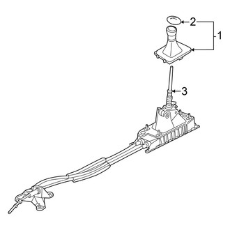 Volkswagen OE - Center Console (Lever Components), (Standard Tr)