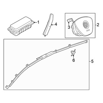 Volkswagen OE - Restraint Systems - Air Bag Components (Air Bags)