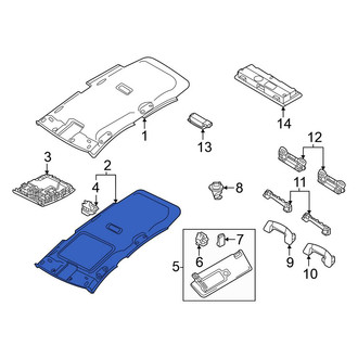 Volkswagen OE - Front Headliner