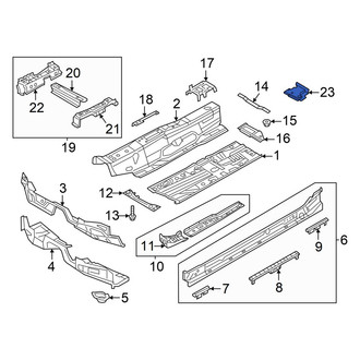 Volkswagen OE - Right Floor Pan Bracket