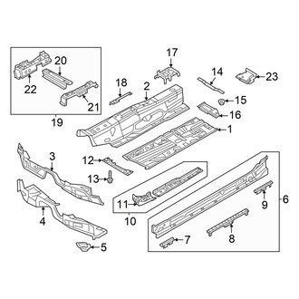 Volkswagen OE - Pillars, Rocker & Floor - Floor
