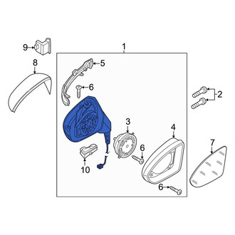 Volkswagen OE - Front Left Door Mirror