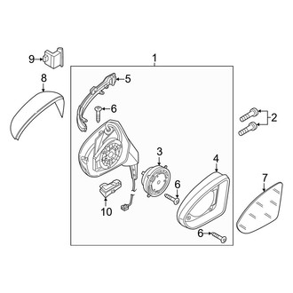 Volkswagen OE - Front Door - Outside Mirrors