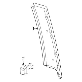 Volkswagen OE - Rear Door - Exterior Trim