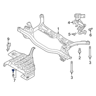 Volkswagen OE - Floor Pan Splash Shield Nut
