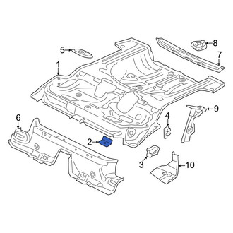 Volkswagen OE - Front Right Floor Pan Reinforcement