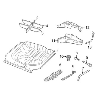 Volkswagen OE - Rear Body & Floor - Jack & Components