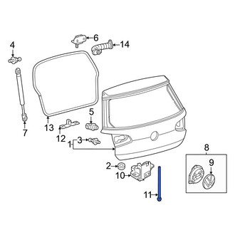 Volkswagen OE - Rear Liftgate Drain Plug