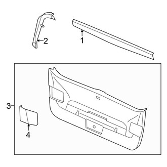 Volkswagen OE - Lift Gate - Interior Trim