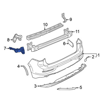 Volkswagen OE - Rear Left Bumper Guide