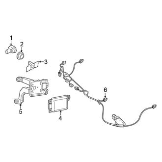 Volkswagen OE - Rear Bumper - Electrical Components