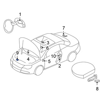 Volkswagen OE - A/C System Information Label