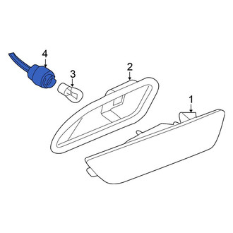 Volkswagen OE - Front Side Marker Light Socket